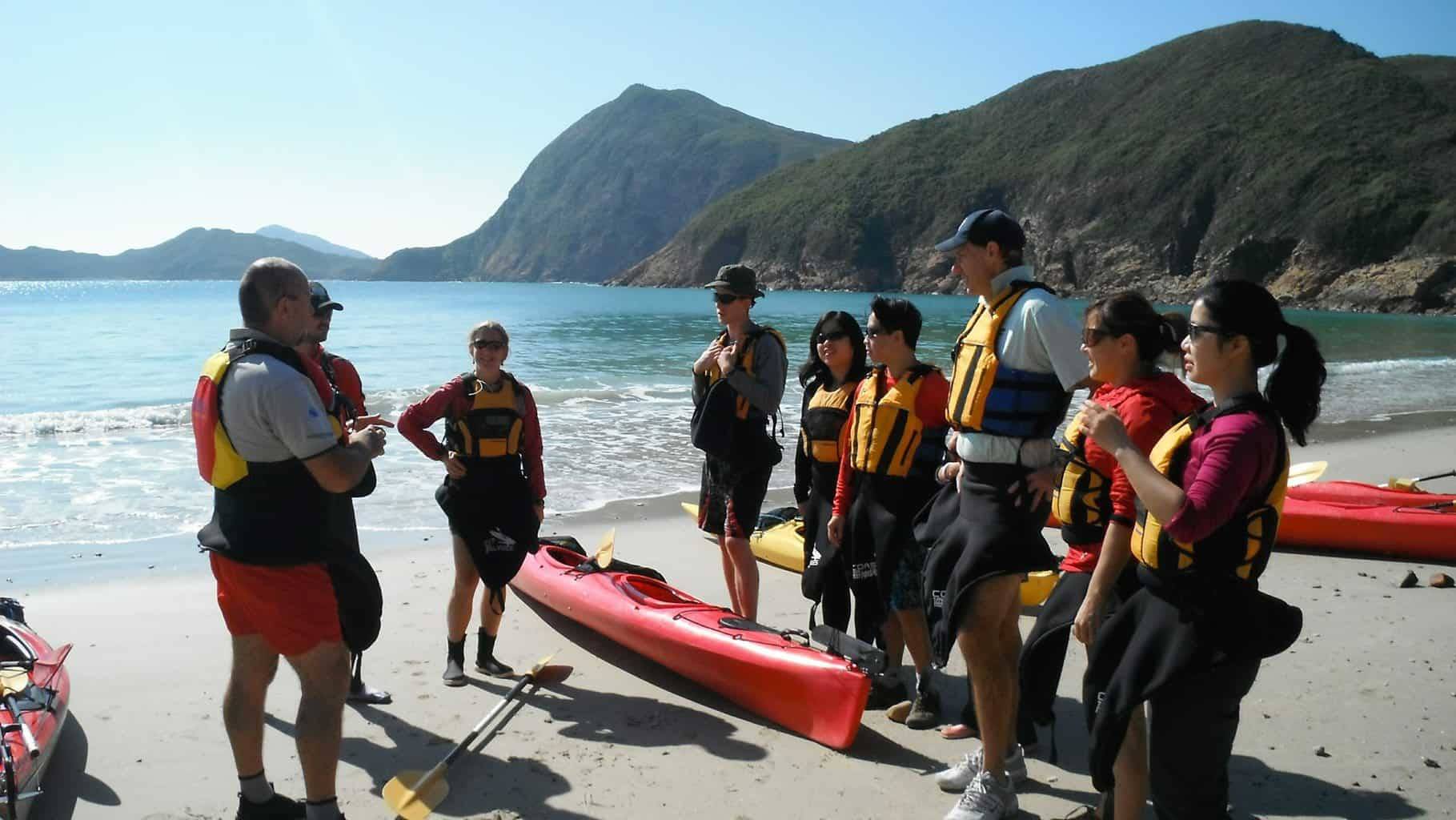 sea kayak course preparation