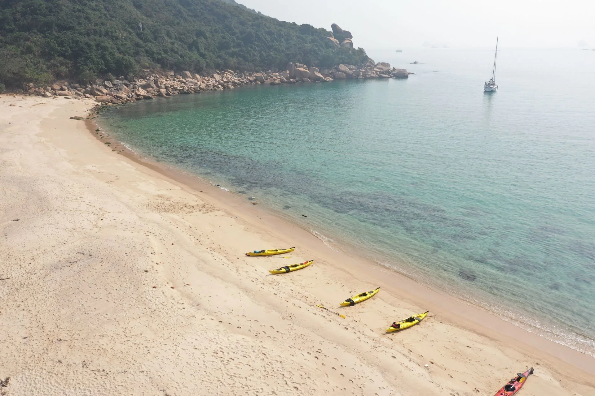 remote beaches to sea kayak to