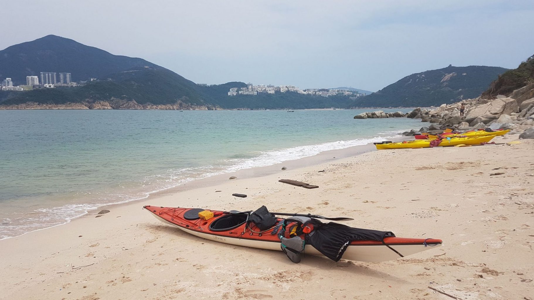 Sea Kayak Hong Kong Tai Tam Wan beach