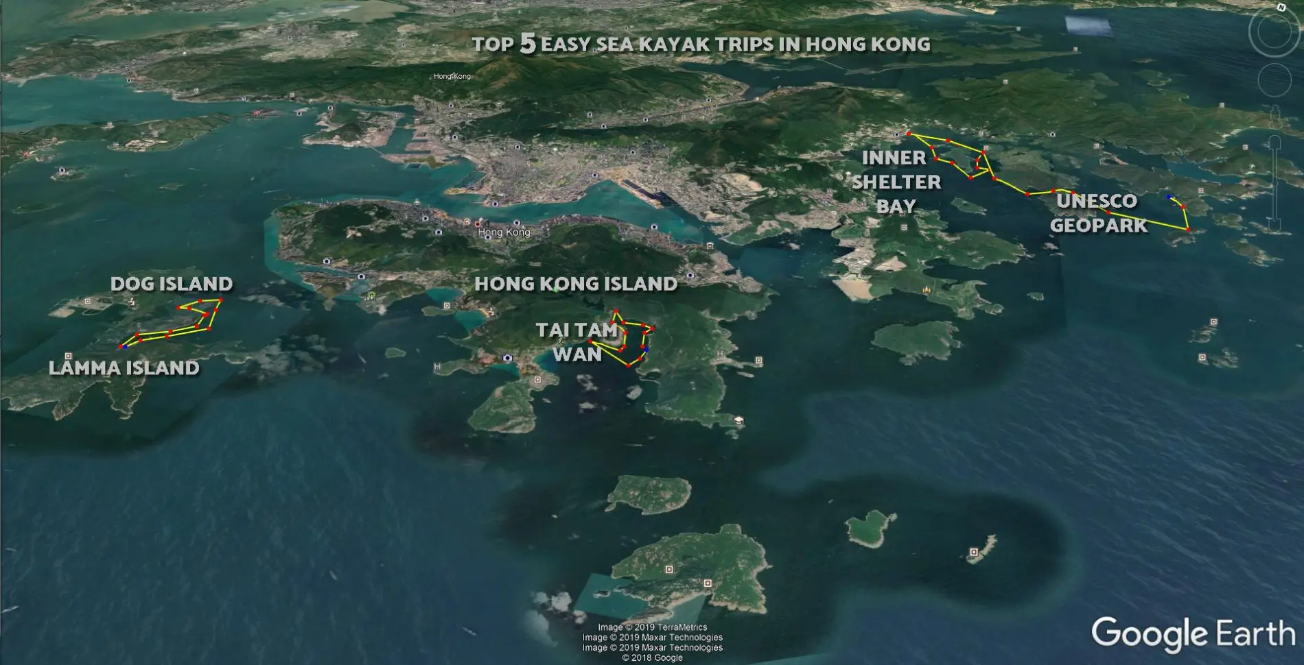 top 5 sea kayak trips hong kong