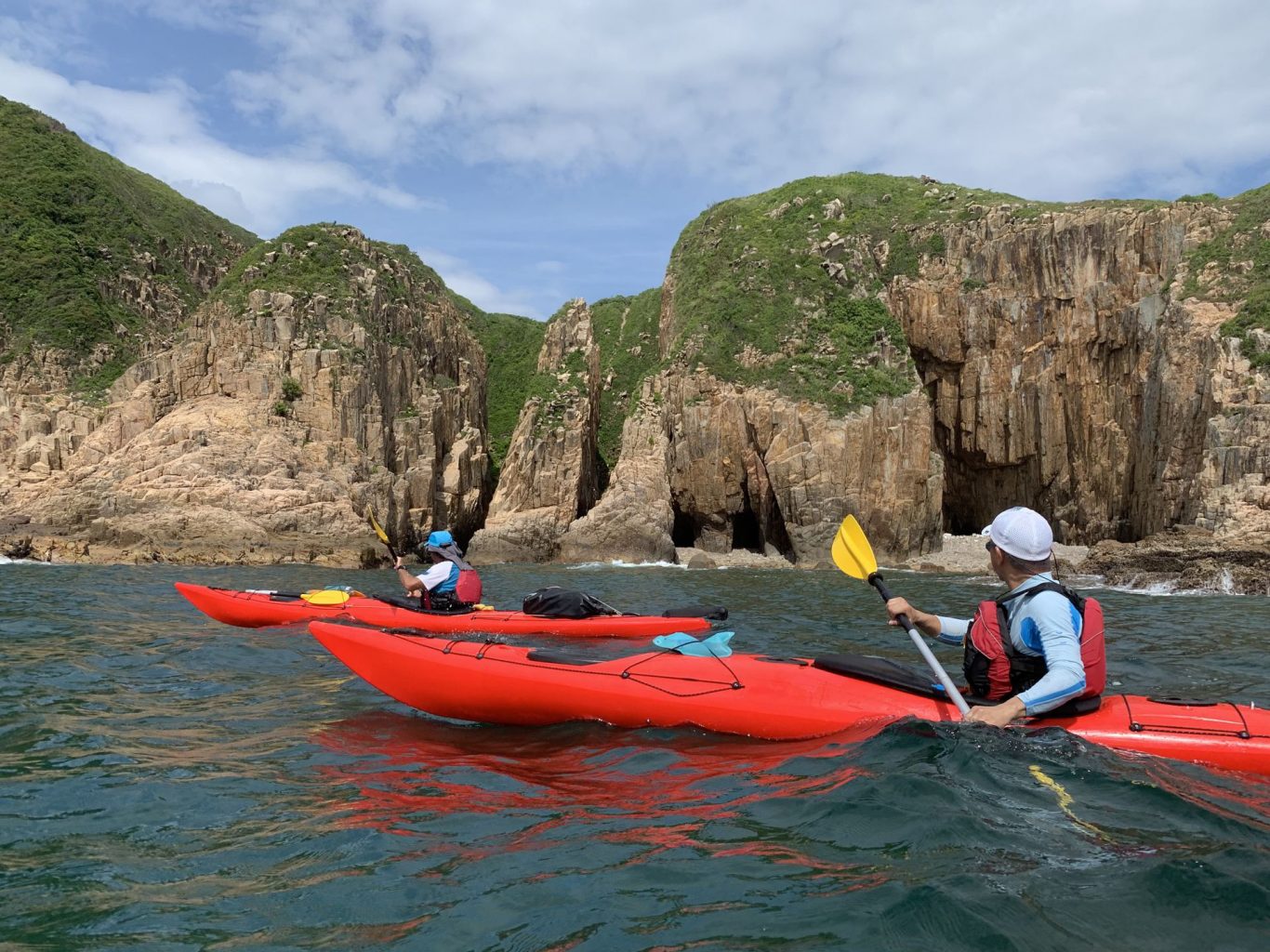 the UNESCO Global geopark coastline