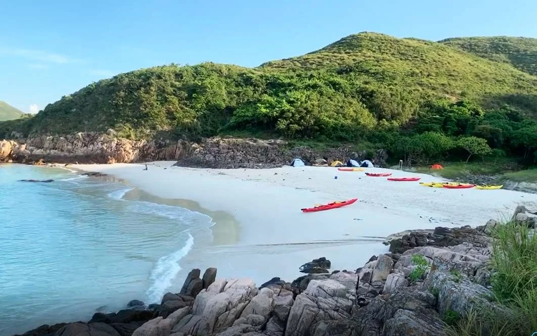 Sea kayak camping trip
