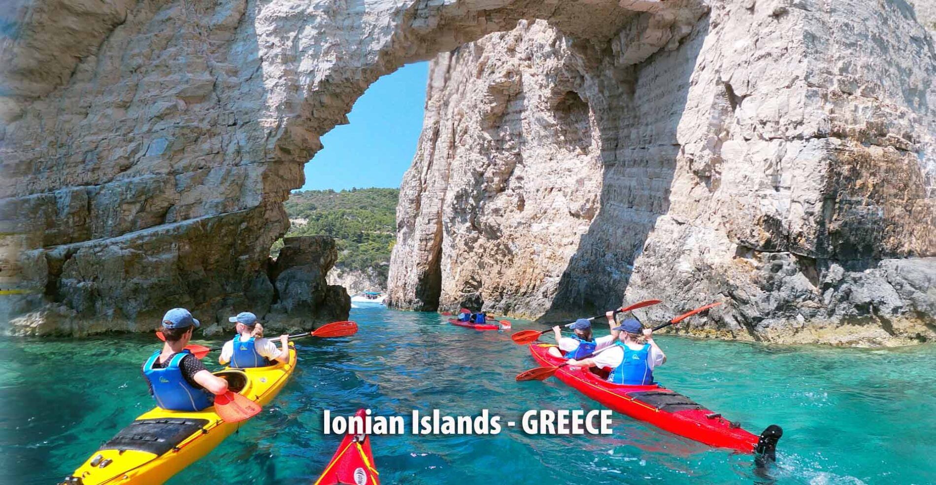 sea kayaking in Greece