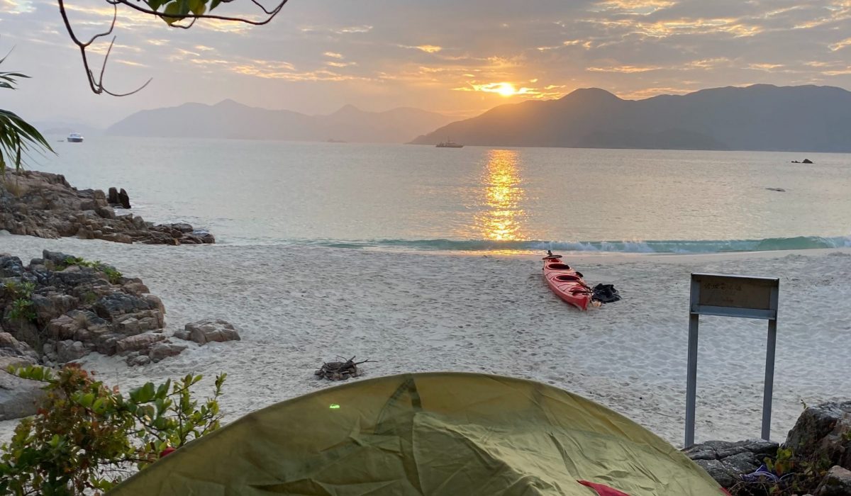 sea kayak camping
